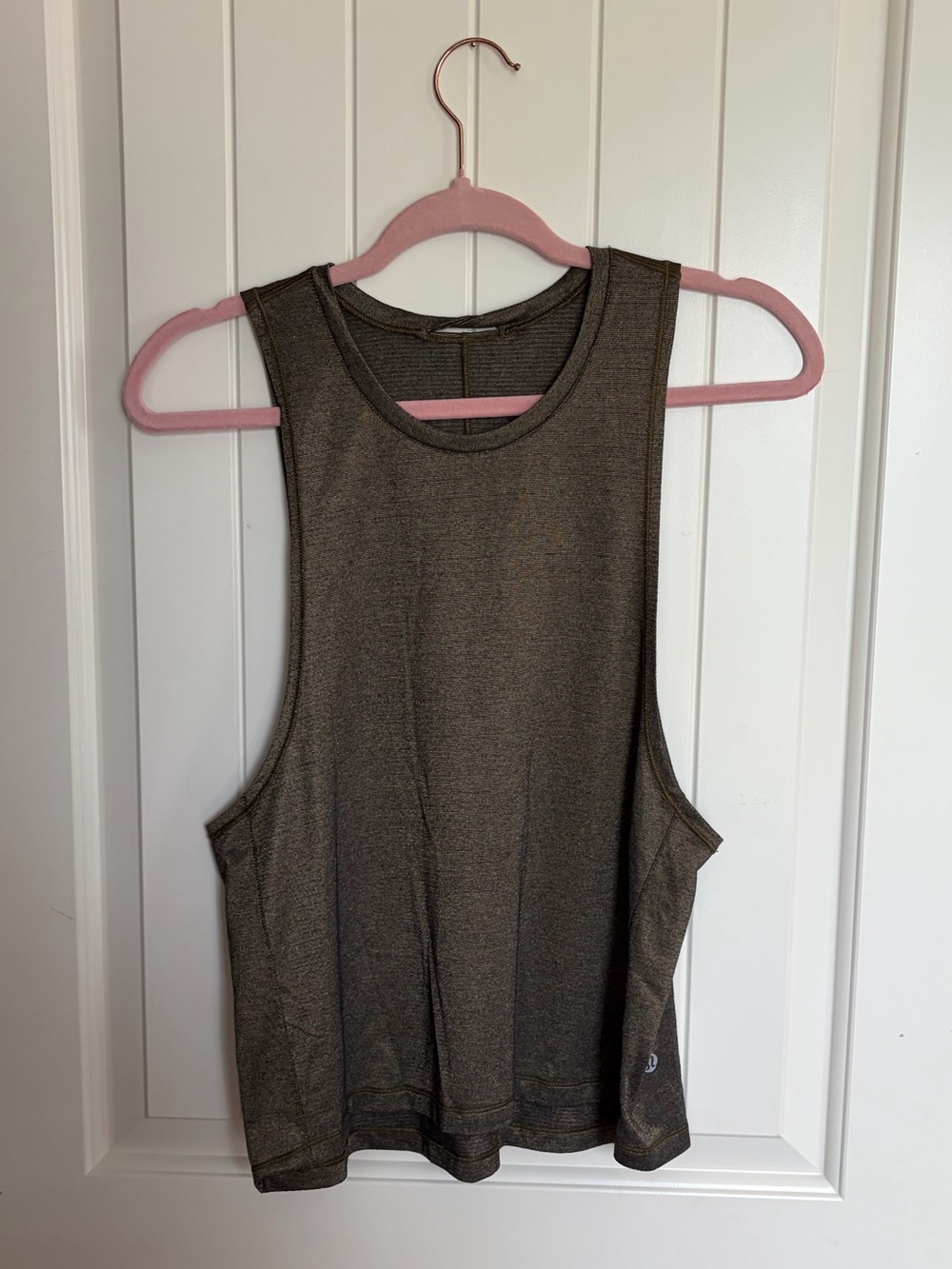 gold lululemon tank